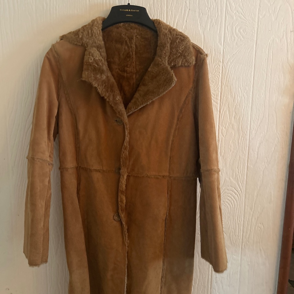 Suede coat
